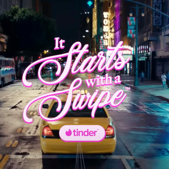 Fonte immagine spot Tinder - Taxi - It Starts with a Swipe